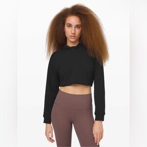 Lululemon All Yours Cropped Hoodie Sz. 8 | Black